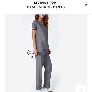 NWT Figs Graphite Livingston Scrub Pants